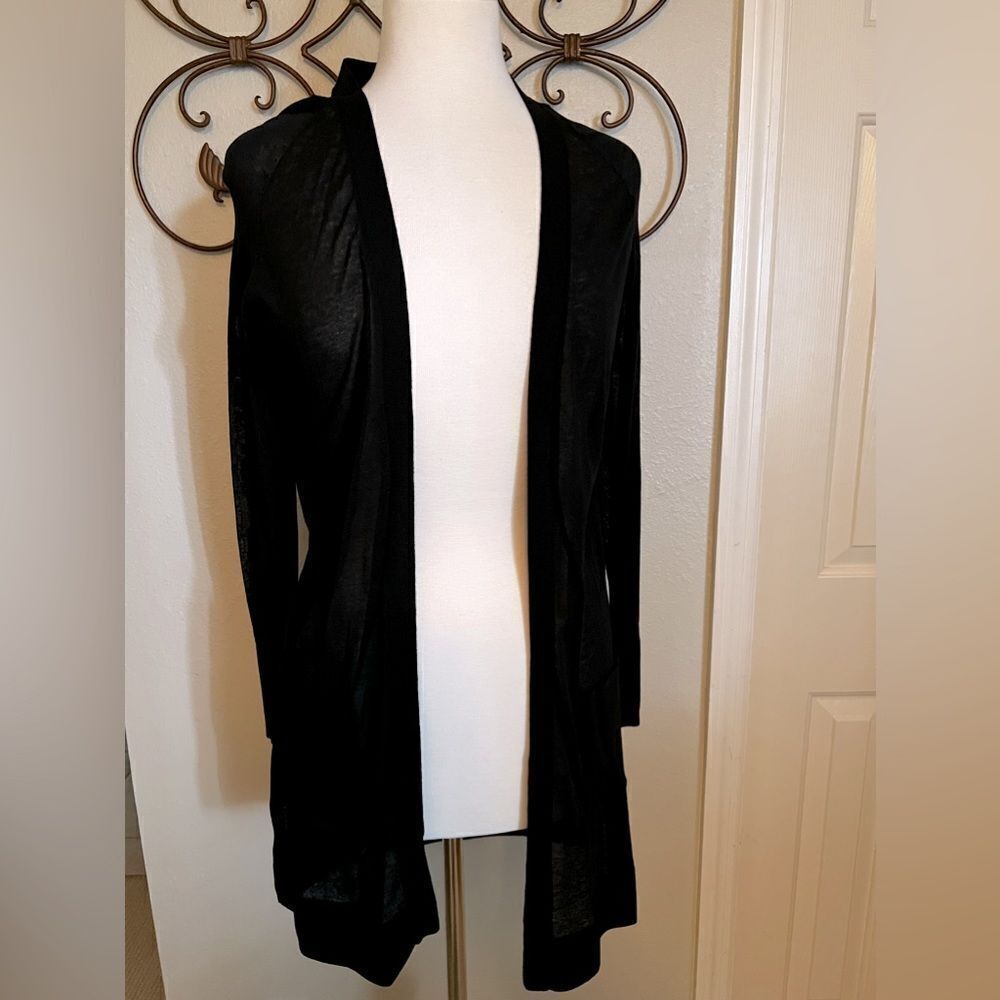 Ann Taylor XSP long light weight cardigan with pockets